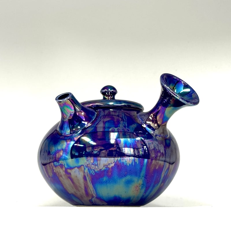 都築豊 Yutaka Tsuzuki 艶急須 横手 蒼玉（サファイア）ST0913 | TOK