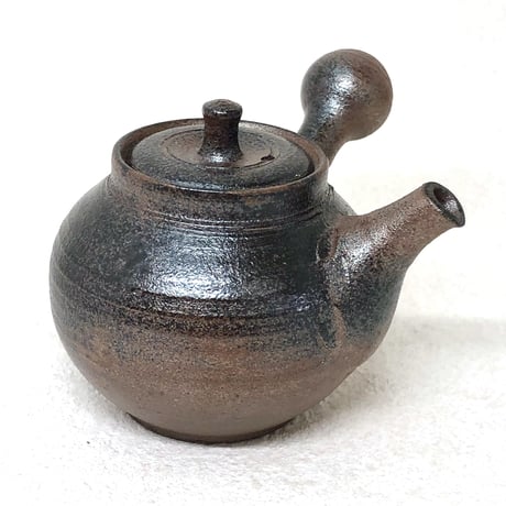 北條 Hokujo 黒窯変 茶注　ST0585