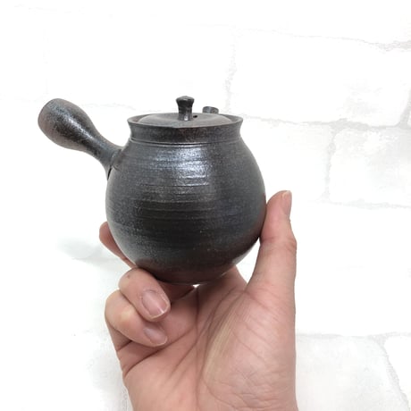 北條 Hokujo 黒窯変 茶注　ST0442
