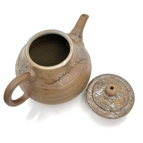 村越風月 Fugetsu Murakoshi 藻掛け茶銚 木箱入　ST0855