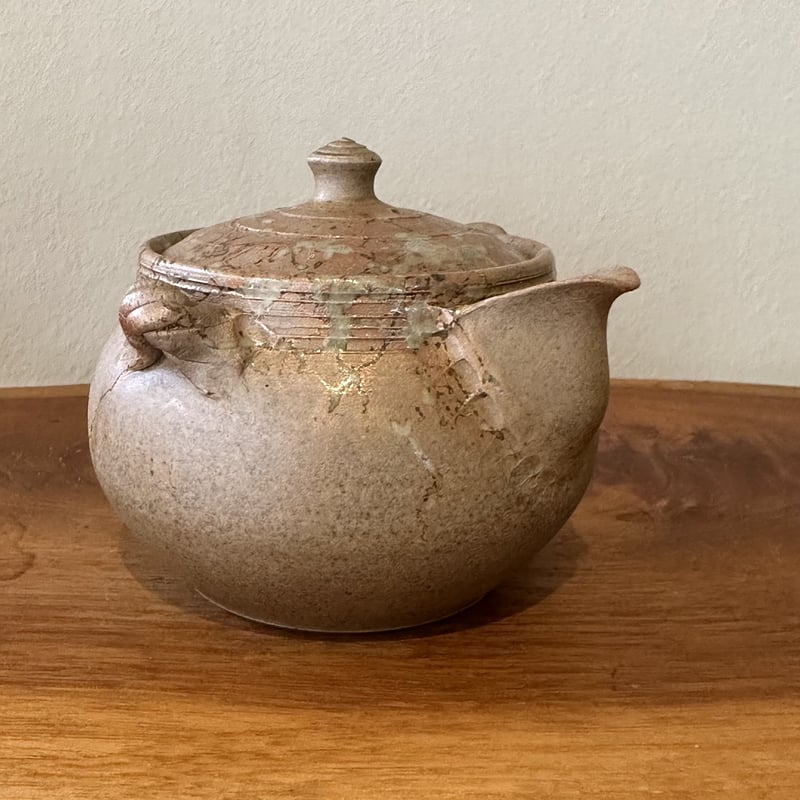 谷川仁 Hitoshi Tanikawa 炭化藻掛け 耳付 宝瓶 ST0622 | TOKO