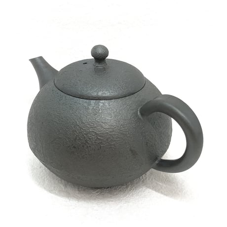 千葉光広 Mitsuhiro Chiba 鉄化粧 駒型 印籠蓋 後手急須　ST0511