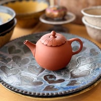 都築青峰 Seiho Tsuzuki 菊蓋 後手急須　ST1189