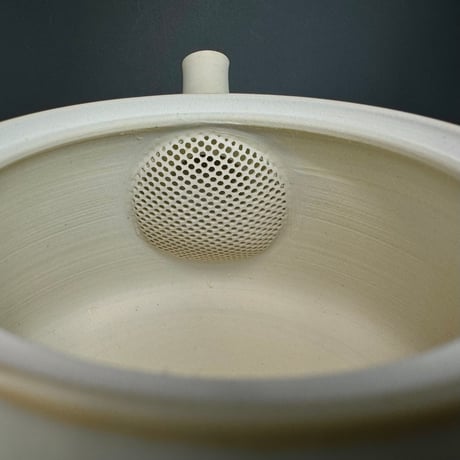 藤田德太 Tokuta Fujita 灰青磁 釜型急須　ST0734