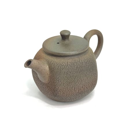 甚秋  伊藤成二  Jinshu  Seiji Ito  窯変 嵐絞り茶壺　ST1072