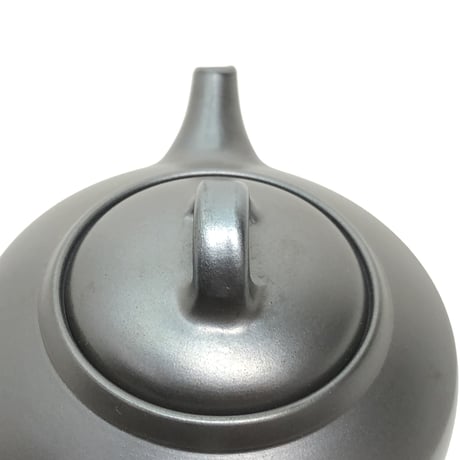 伊藤雅風 Gafu Ito 黒泥 後手急須 　ST0337