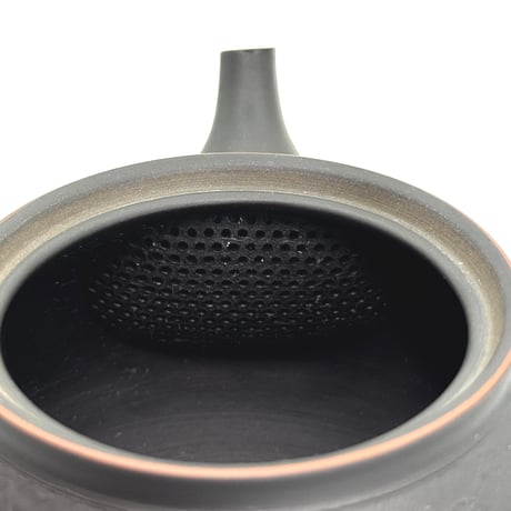 鯉江廣 Hiroshi Koie  あけぼの彩 波紋 茶注 木箱入　ST1012