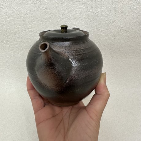 北條 Hokujo 黒窯変 茶注　ST0587