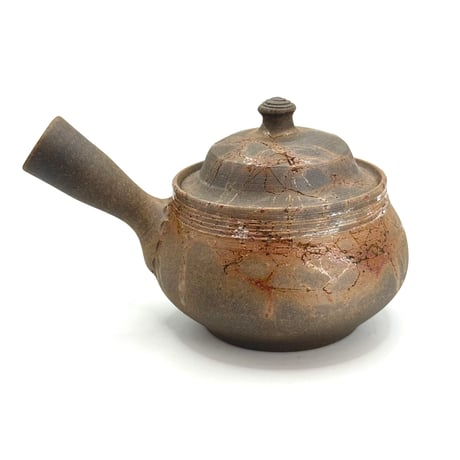 谷川仁 Hitoshi Tanikawa 炭化藻掛け 茶注　ST0985