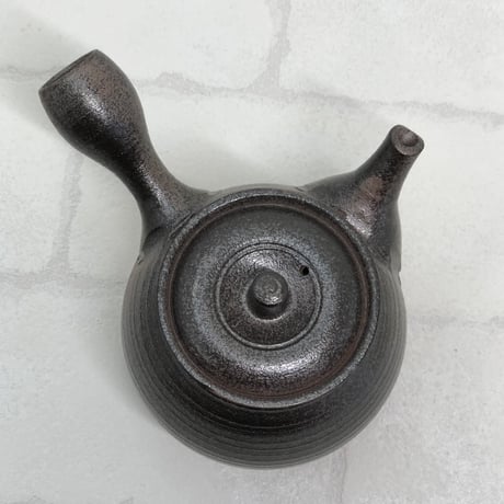 北條 Hokujo 黒窯変 茶注　ST0442