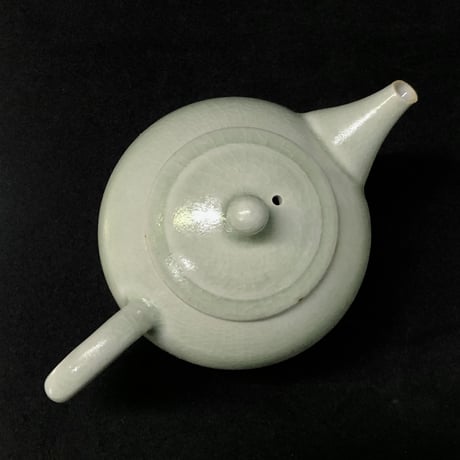 千葉光広 Mitsuhiro Chiba 灰釉 印籠蓋 後手急須　ST0187