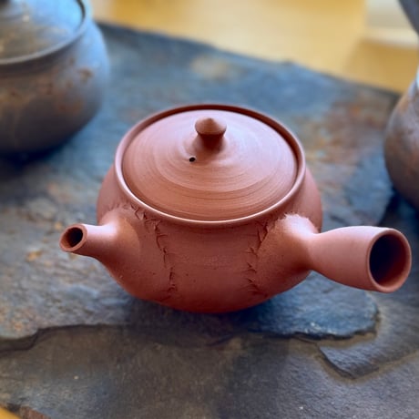 茶道の急須の油絵 茶道の急須の油絵