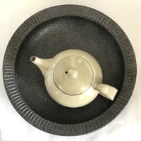 千葉光広 Mitsuhiro Chiba チタン釉 印籠蓋 後手急須　ST0217