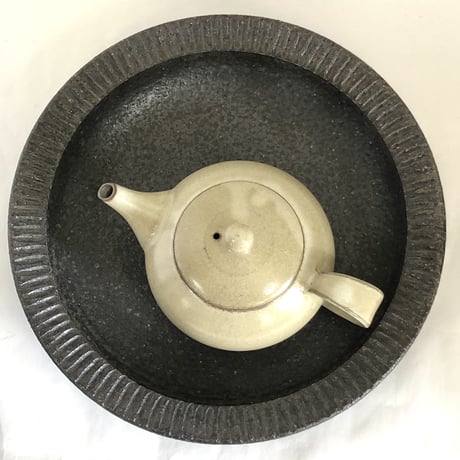 千葉光広 Mitsuhiro Chiba チタン釉 印籠蓋 後手急須　ST0217