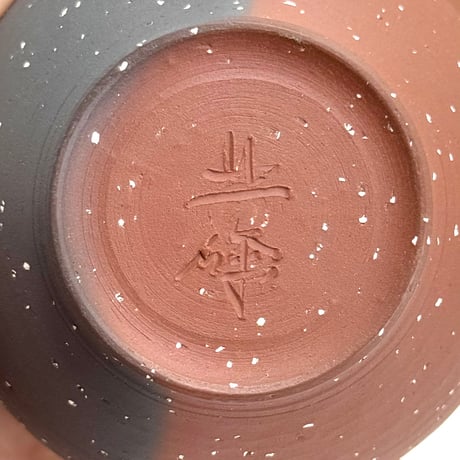 北條 Hokujo 朱泥 南蛮 窯変茶注　木箱入り　ST1173