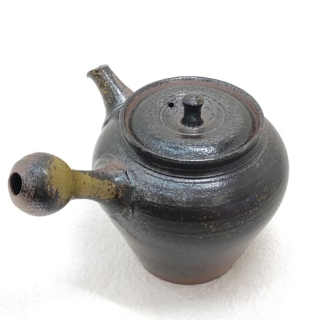 北條 Hokujo 黒窯変 茶注　ST0571