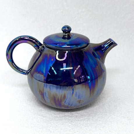 都築豊 Yutaka Tsuzuki 艶急須 後手 蒼玉（サファイア）ST0592