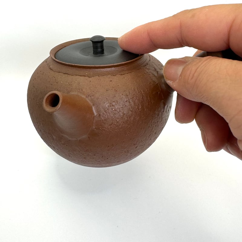 水野陽景 Yokei Mizuno 烏泥南蛮蓋黒茶注(カメ型) ST0761 水野陽景 Yokei Mizuno 烏泥南蛮蓋黒茶注(カメ型) ST0761