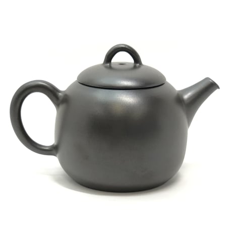 伊藤雅風 Gafu Ito 黒泥 後手急須 　ST0336
