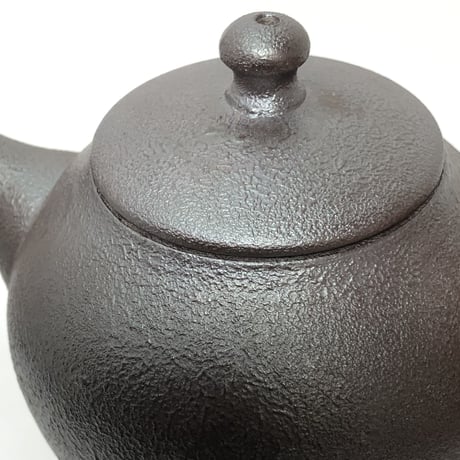 千葉光広 Mitsuhiro Chiba 焼き締め ノタ打ち 印籠蓋 後手急須　ST0344