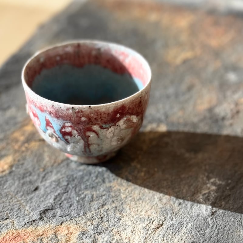 山田想 So Yamada 青 ぐい呑 木箱入 ST0928 | TOKONAME IS