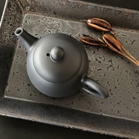 伊藤雅風 Gafu Ito 黒マット 印籠蓋 後手急須　ST0082