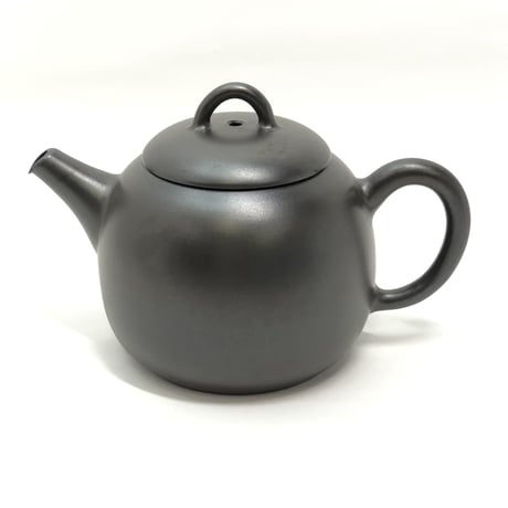 伊藤雅風 Gafu Ito 黒泥 後手急須 　ST0336