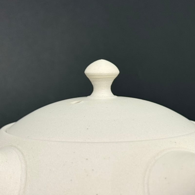 藤田德太 Tokuta Fujita 白急須 ST0852 | TOKONAME ISOBE