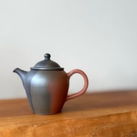 北條 Hokujo 朱泥窯変茶注 木箱入　ST0808