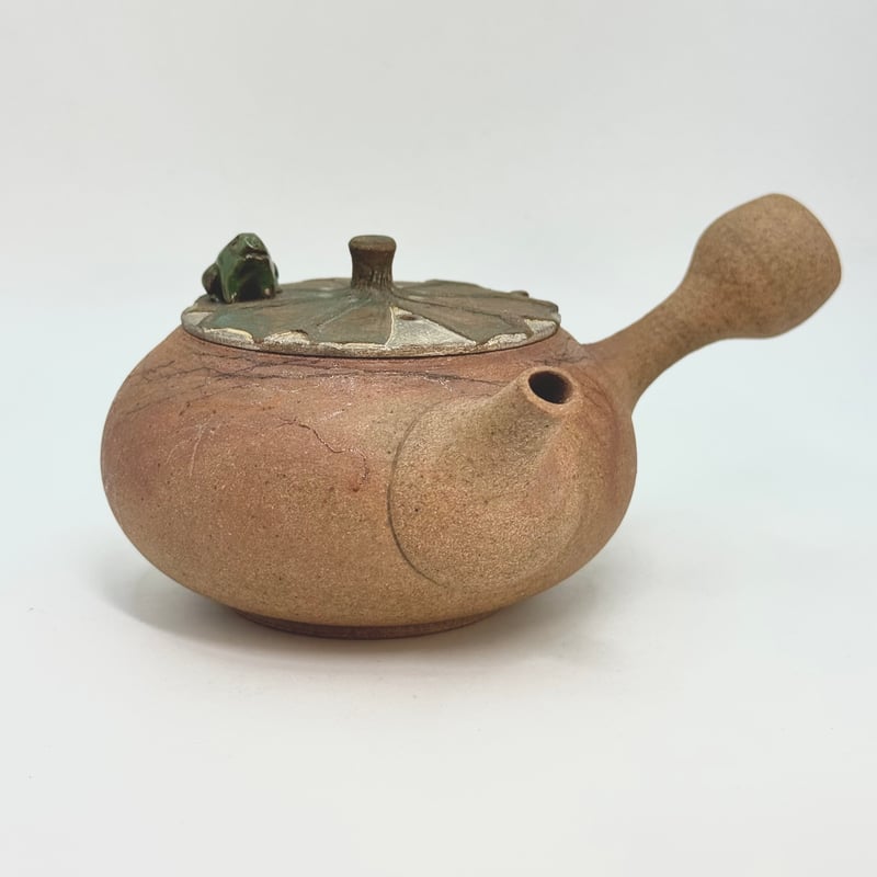 土平栄一 Eiichi Tsuchihira 藻掛け 急須 (無事カエル) ST1029 |