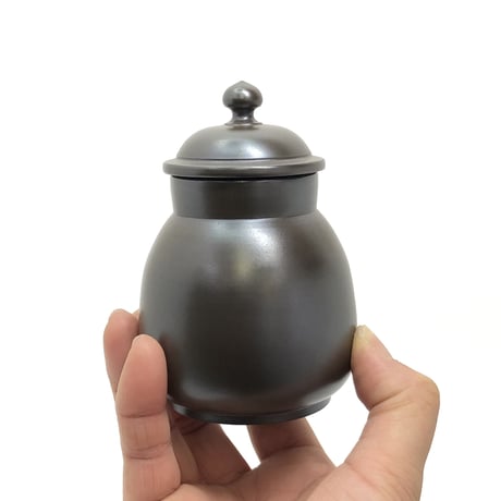 伊藤雅風 Gafu Ito 黒泥 茶心壷 　ST0339