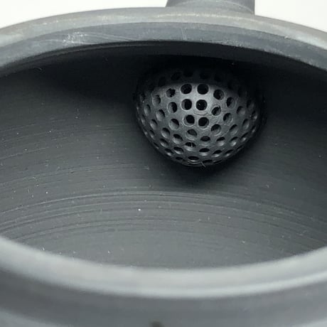 伊藤雅風 Gafu Ito 黒マット 印籠蓋 後手急須　ST0166