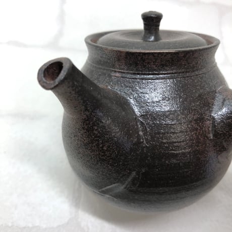 北條 Hokujo 黒窯変 茶注　ST0442