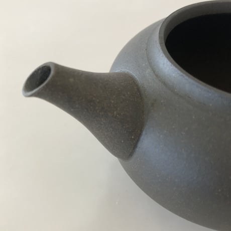 千葉光広 Mitsuhiro Chiba 黒 印籠蓋 後手急須　ST0004