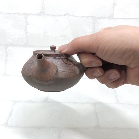 北條 Hokujo 焼き締め 藻掛け 茶注　ST0443