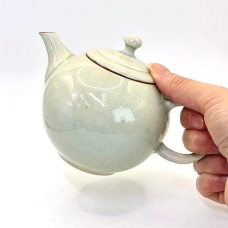 千葉光広 Mitsuhiro Chiba 灰釉 後手急須　ST1161