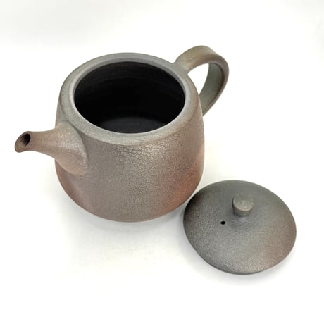 千葉光広 Mitsuhiro Chiba 窯変 鉄化粧 後手急須　ST1068