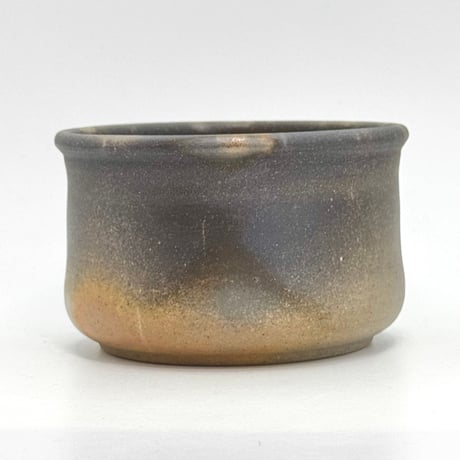 水野陽景 Yokei Mizuno  窯変 焼締 緋襷 煎茶建水　ST1171