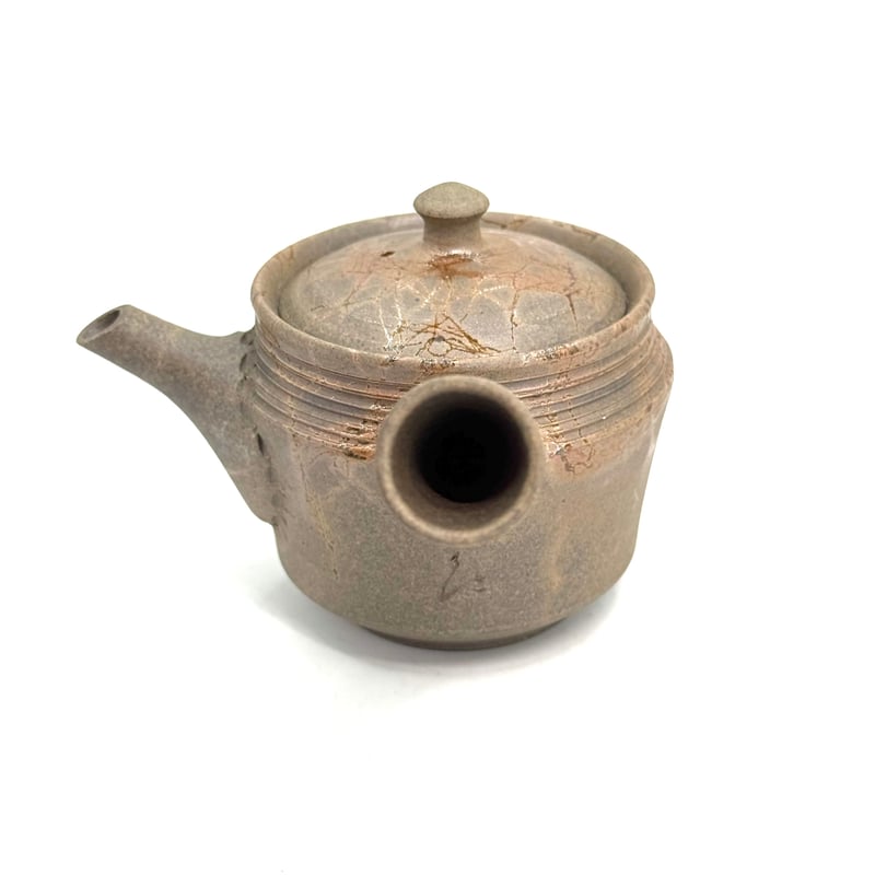 谷川仁 Hitoshi Tanikawa 炭化藻掛け 茶注 ST1005 | TOKONAME