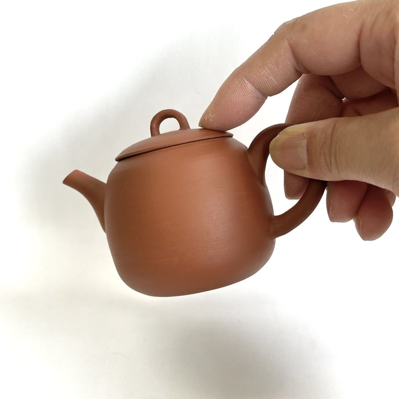 山田陶山 Tozan Yamada 本朱泥 後手急須 ST0628 | TOKONAME I