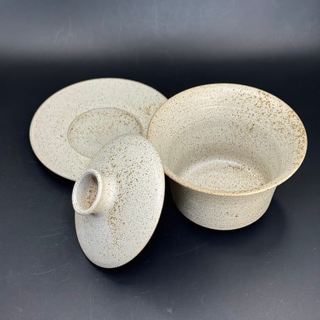 甚秋  伊藤成二  Jinshu  Seiji Ito  白 蓋碗 小　ST1010