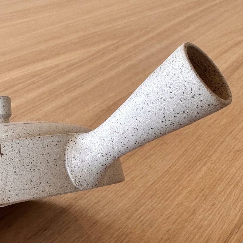 甚秋 伊藤成二 Jinshu Seiji Ito 白 藻掛け 極平急須 M ST0