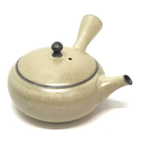 千葉光広 Mitsuhiro Chiba チタン釉 平丸急須　ST0231
