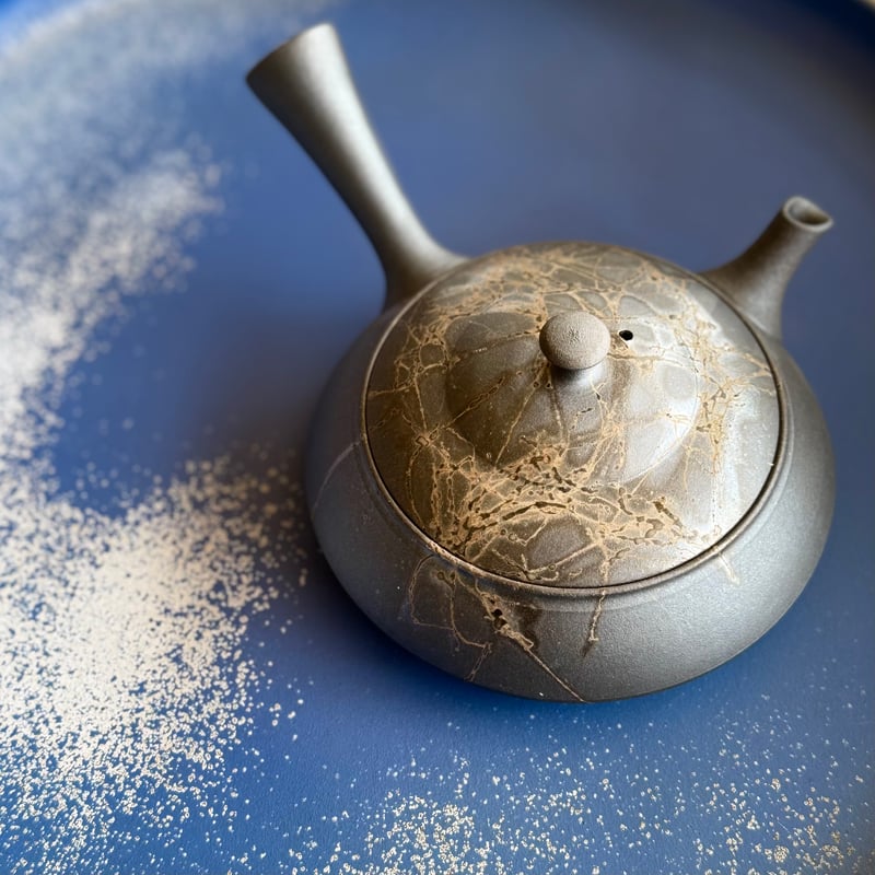 藤田德太 Tokuta Fujita 藻掛け 平三角型 急須 ST1052 | TOKONAM