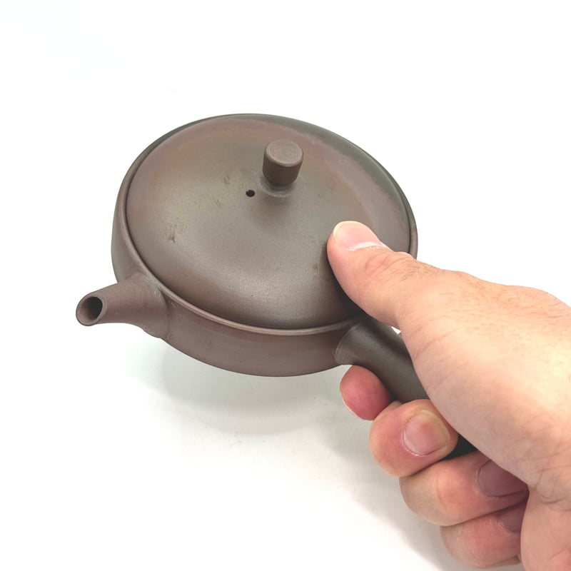 甚秋 伊藤成二 Jinshu Seiji Ito 窯変 極平急須 ST0966 |