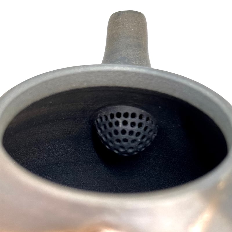 北條 Hokujo 朱泥 藻掛け窯変 後手 茶注 木箱入 ST0921 | TOKONAME