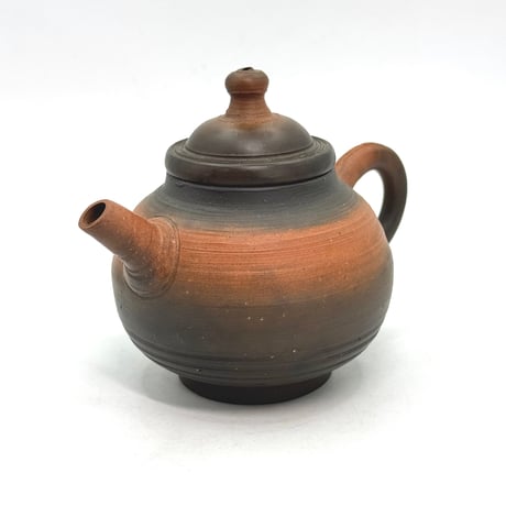 村越風月 Fugetsu Murakoshi 梨皮窯変 茶銚 木箱入　ST1135