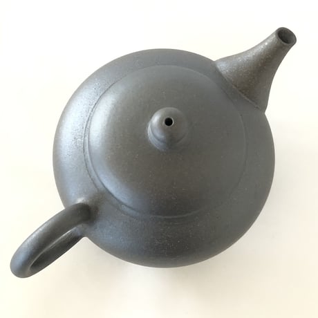 千葉光広 Mitsuhiro Chiba 黒 印籠蓋 後手急須　ST0004