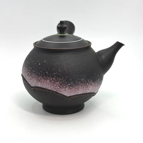 鯉江廣 Hiroshi Koie  あけぼの彩 波紋 茶注 木箱入　ST1012