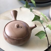 山田勇太朗 Yutaro Yamada 焼き締め 藻掛け 平丸急須　ST0400